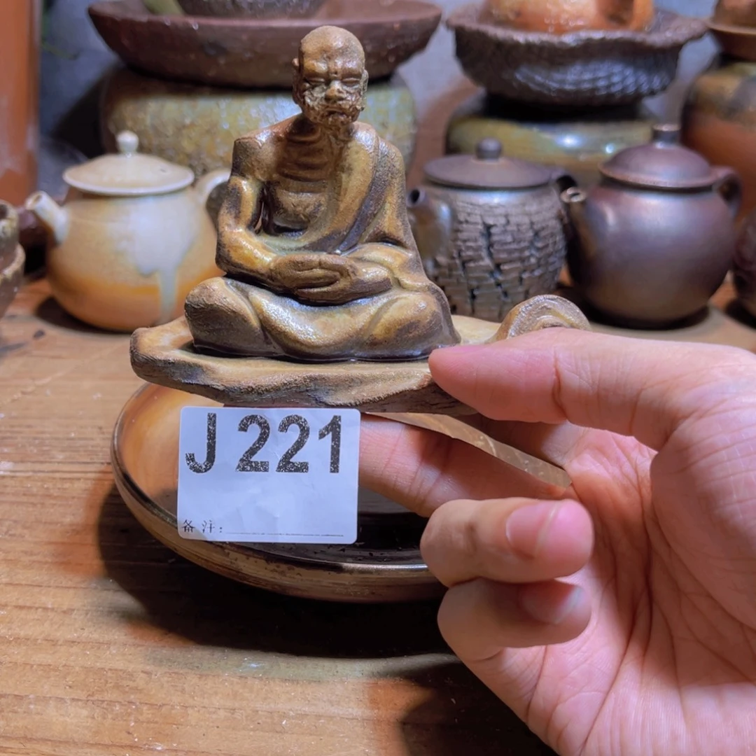 纯手工制作工艺（柴烧）裸烧纯手工制作柴烧221