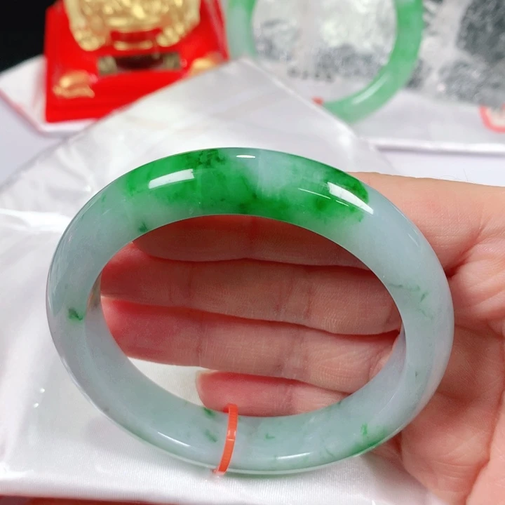 未镶嵌手镯翡翠   编号FH1108 正圈58 福利镯