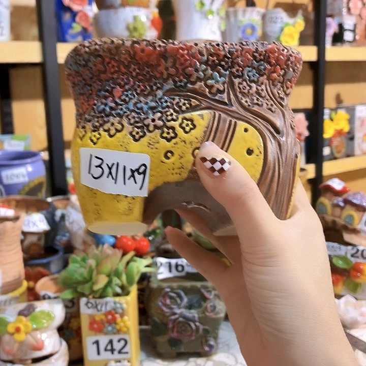 多肉花盆满15包邮