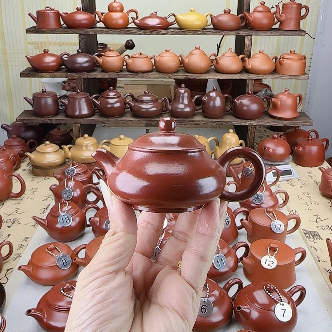 阳***光紫砂茶壶大红袍小明炉