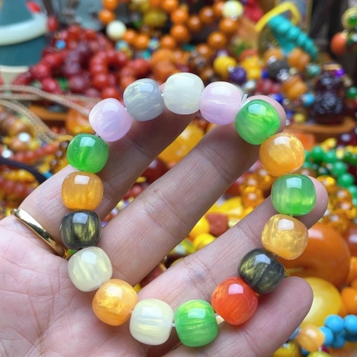 树脂制品58号彩色手串