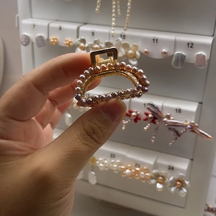 发夹未镶嵌淡水珍珠