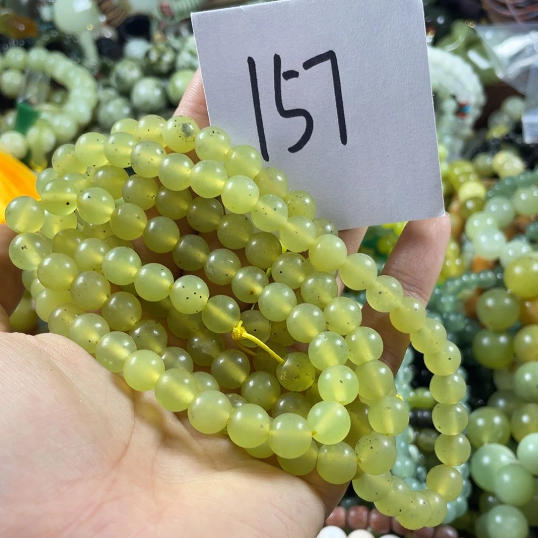 未镶嵌蛇纹石玉手串