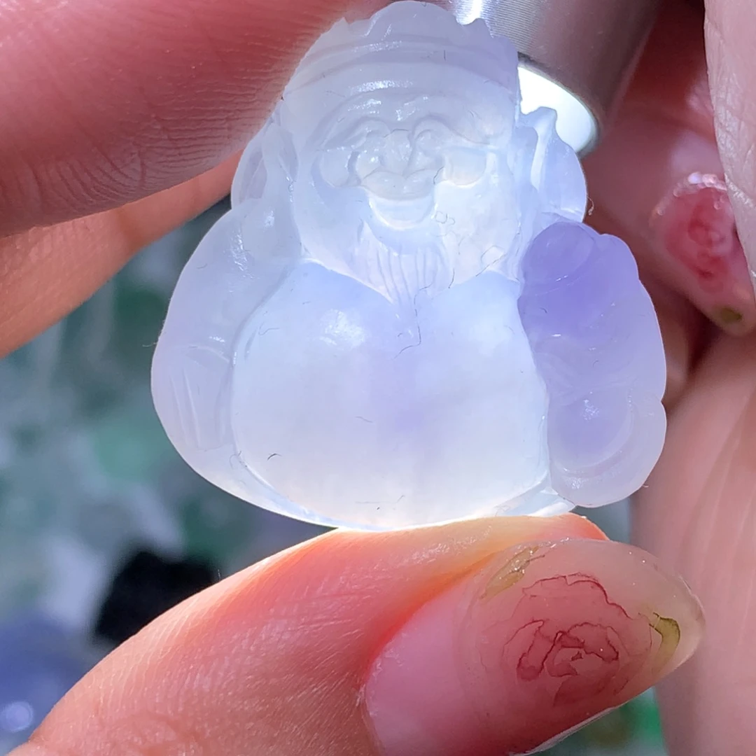 定制翡翠未镶嵌财神爷