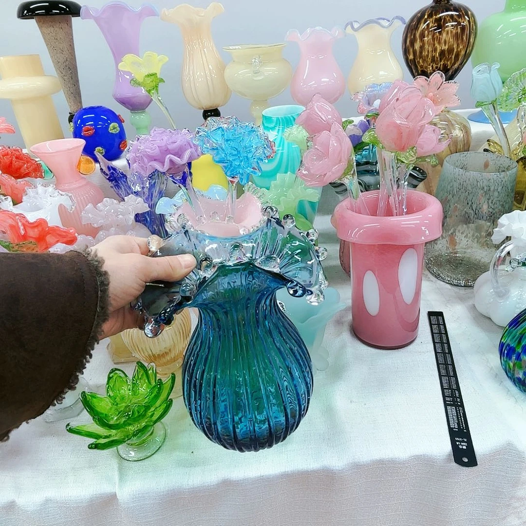 福利不退不换琉璃花瓶艺术品