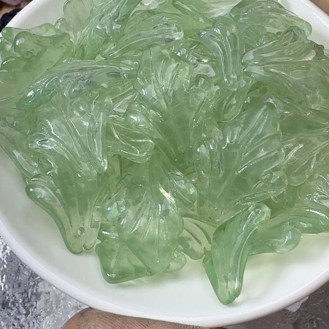 玻璃60号 新牡丹叶 五十个
