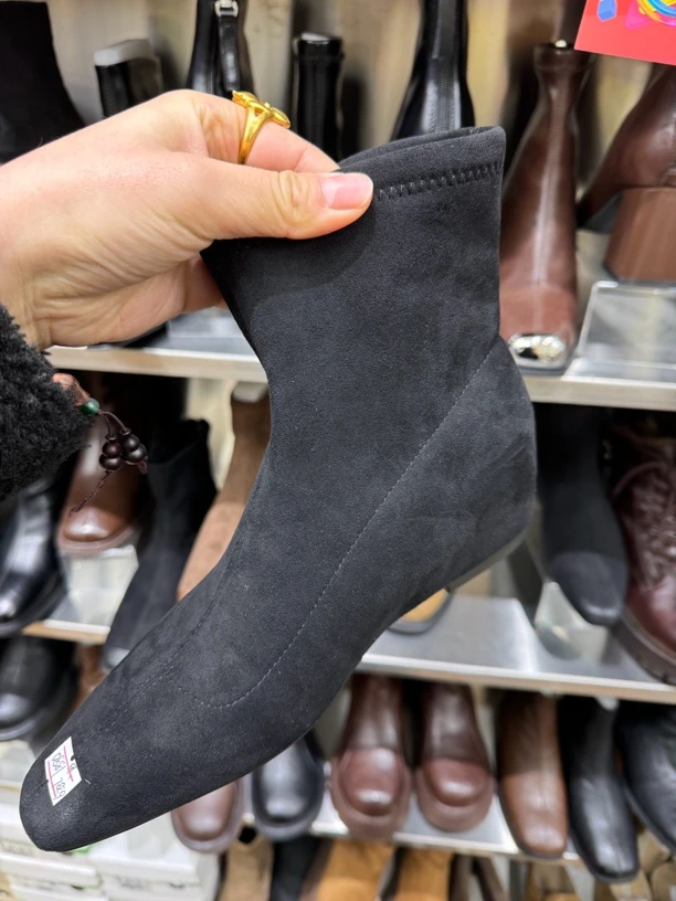 2024 薄绒时装内增高百搭韩版潮流时尚