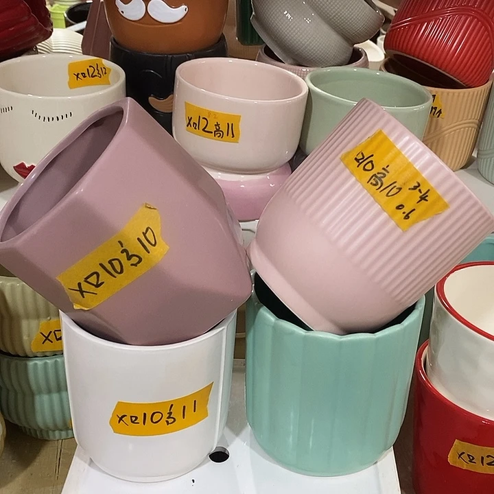 陶盆有孔 瑕疵针孔漏釉介意勿拍外口 10外高11