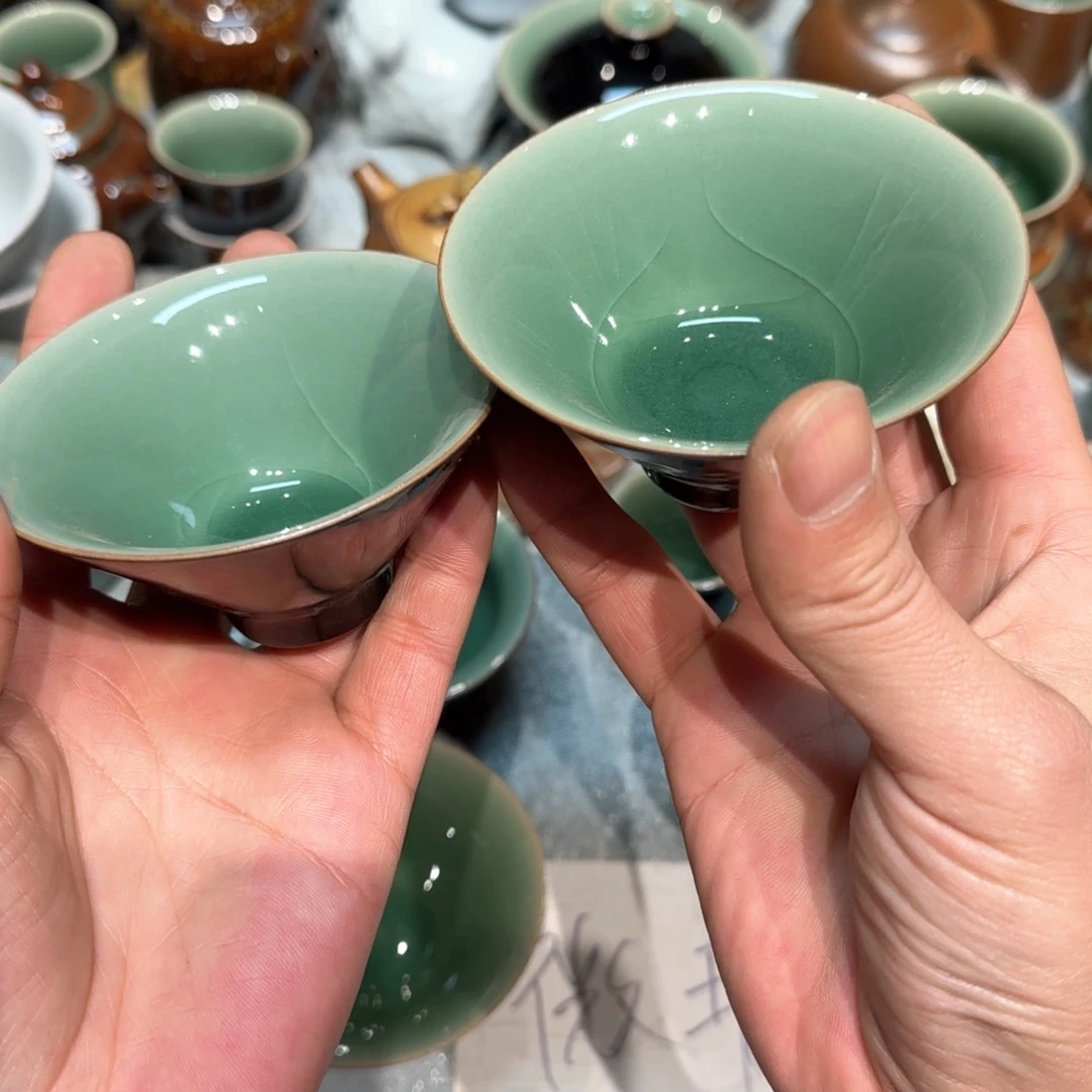 小金茶具青瓷茶器