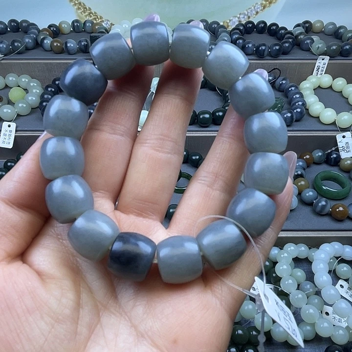 和田玉未镶嵌手链