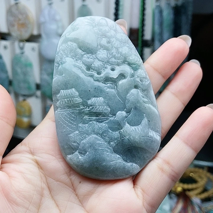 翡翠未镶嵌颈饰翡翠