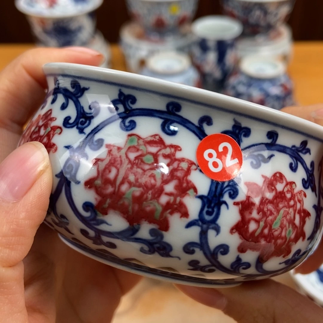 手绘现代茶具非古董