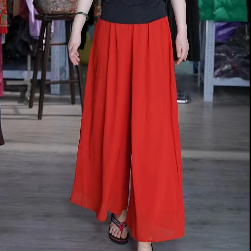 【门店剪标款】百搭时尚潮流休闲气质显瘦轻奢女款阔腿裤1144