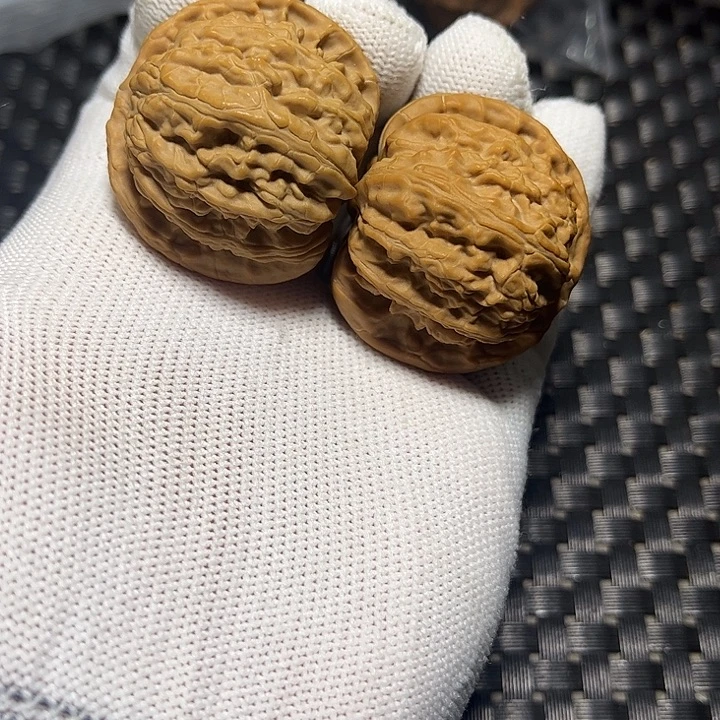 吊坠文玩核桃白狮子