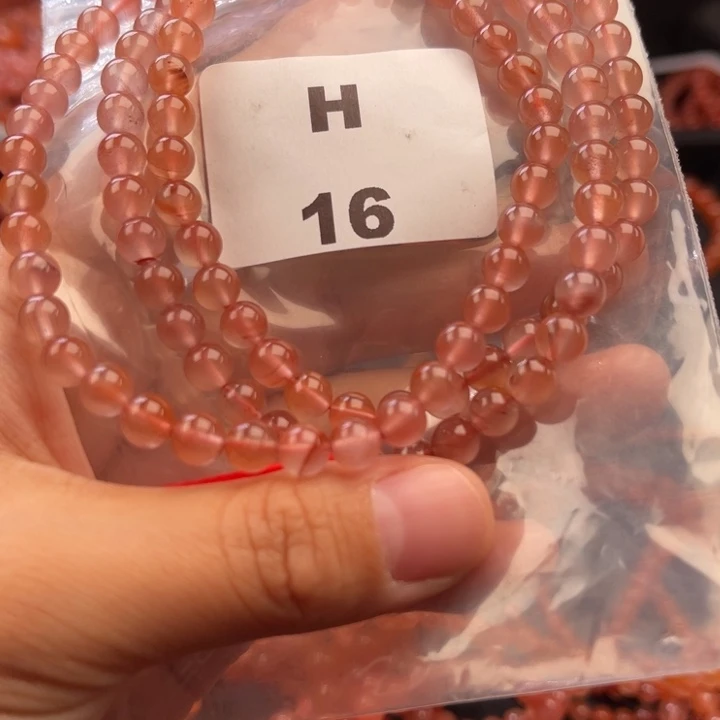 南红玛瑙未镶嵌多样性发货默认微瑕称重6mm