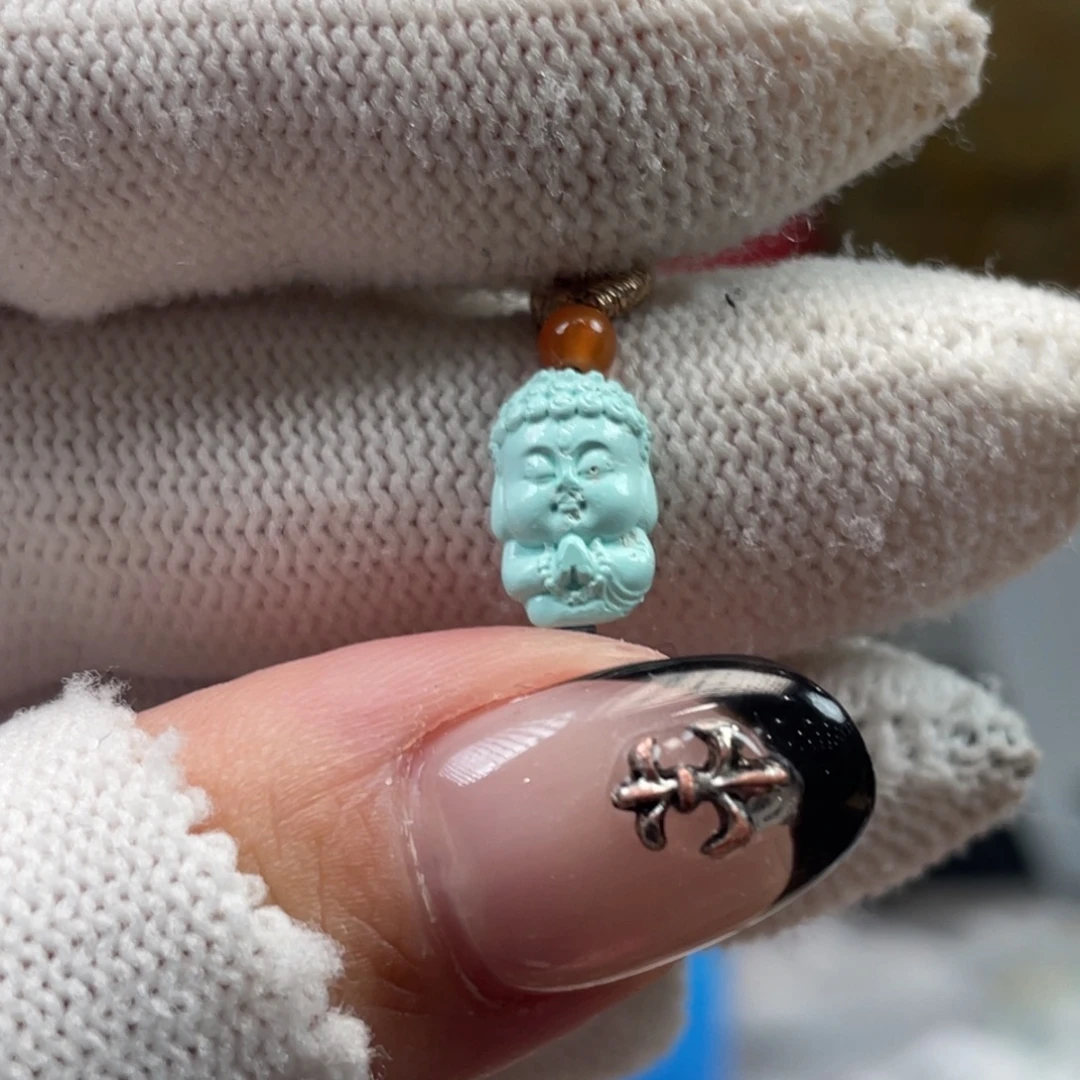 绿松石未镶嵌挂件