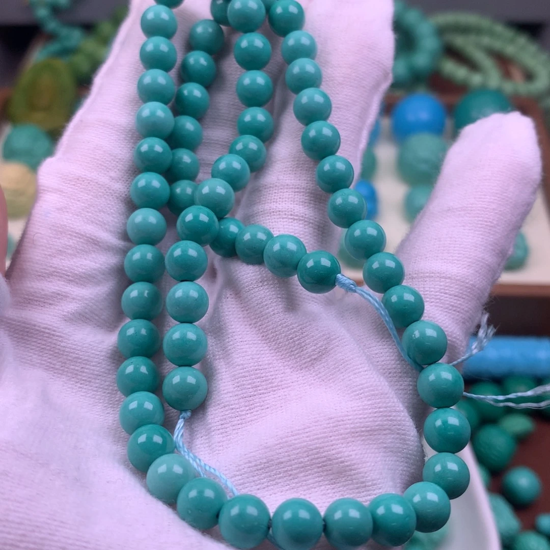 原生态散珠配饰圆珠多圈卡6+