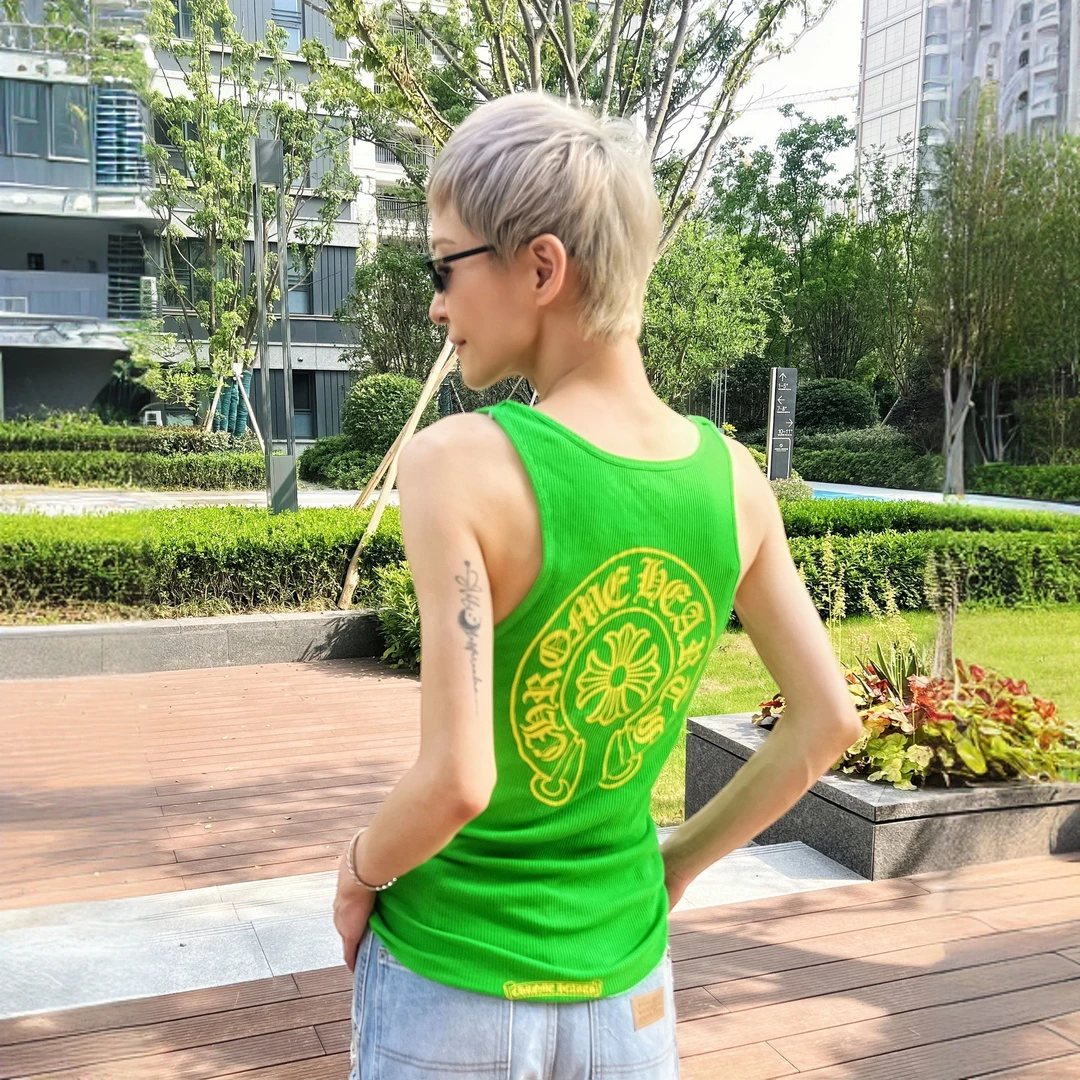未使用 Chrome Hearts/克罗心 【当季经典款现货】上衣显瘦印花背心