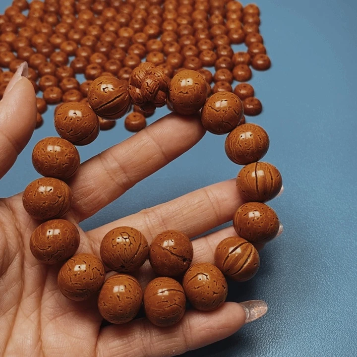 桃核手串苹果17全品15颗