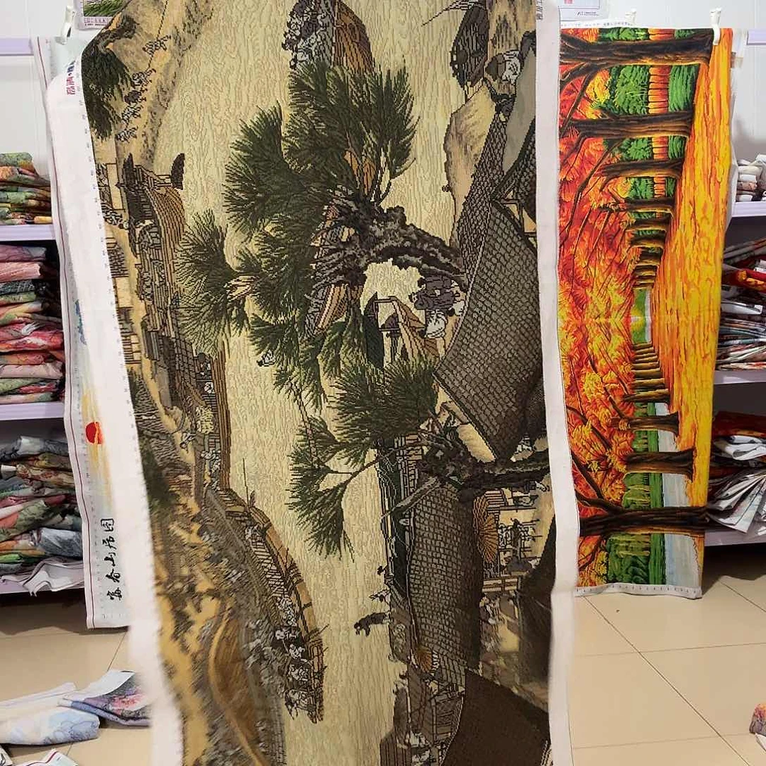 棉十字绣成品出售