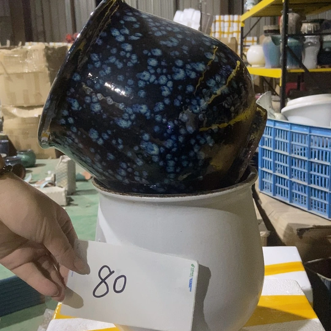 宜兴紫砂粗陶花盆80