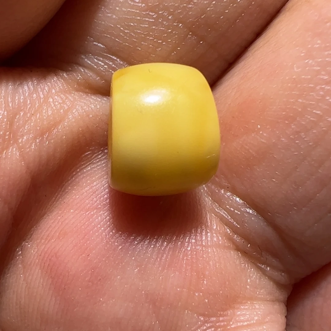 玻璃颈饰墨白藏传出品12