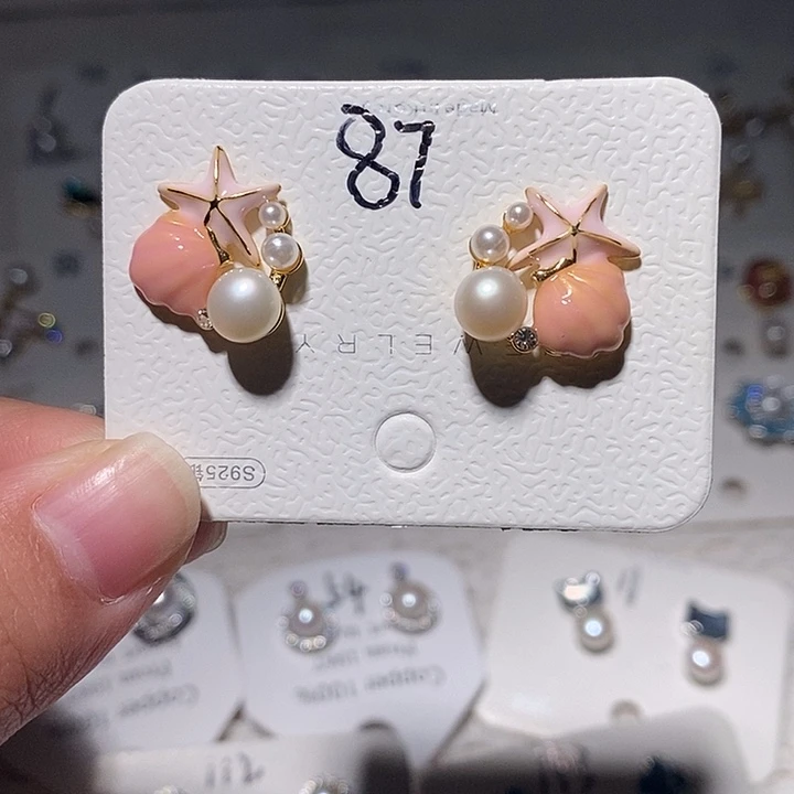 耳饰未镶嵌淡水珍珠