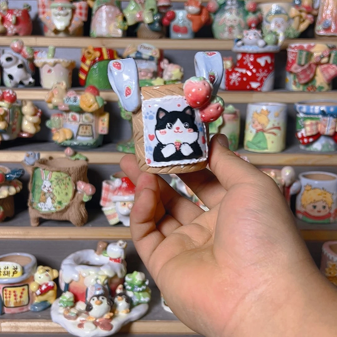 萌****老梧家的手工多肉花盆