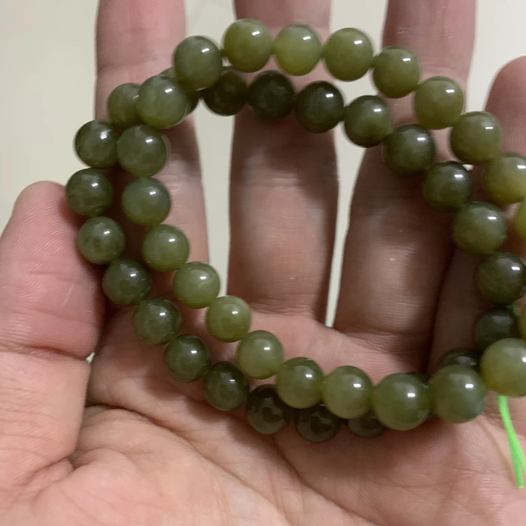 和田玉手串新疆糖料单圈多样性拍一发一