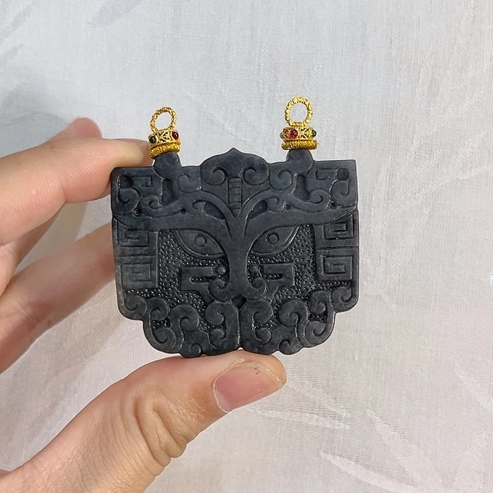 翡翠合金吊坠(赠链)