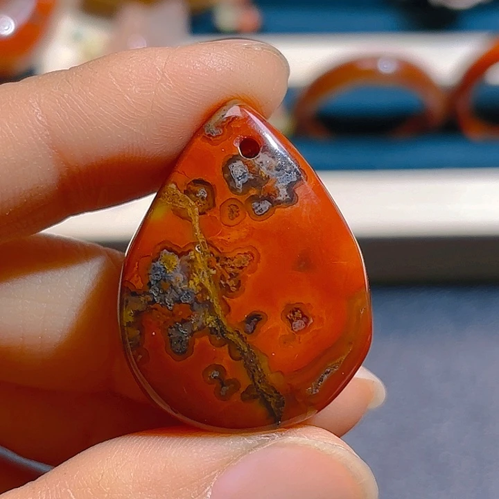 玛瑙/玉髓吊坠(不含链)未镶嵌