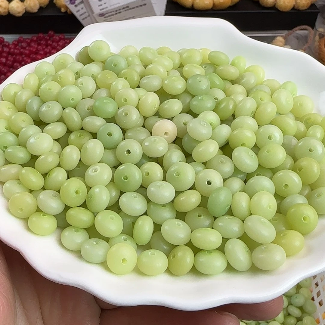 菩提根/象牙果手串6✖️9果绿算盘100颗卡牌➕100颗