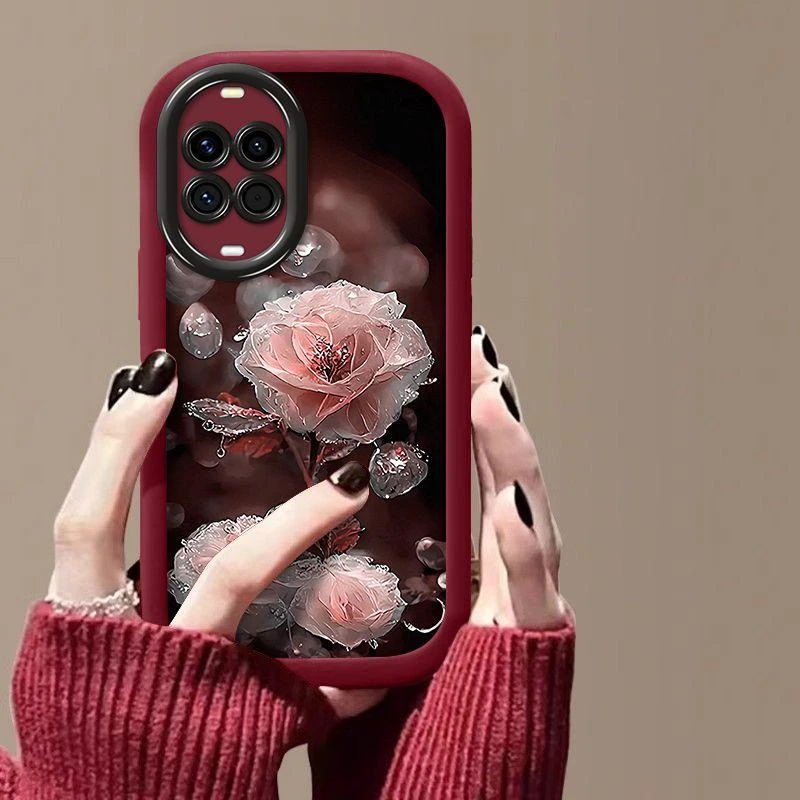水润花朵适用华为Nova14手机壳13Pro12Ultra软胶1110全包9SE