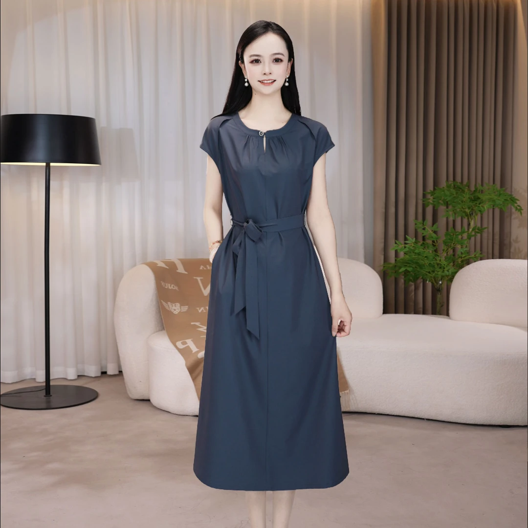 连衣裙裙子显瘦气质长裙夏季收腰女装连衣裙裙子显瘦气质长裙夏季