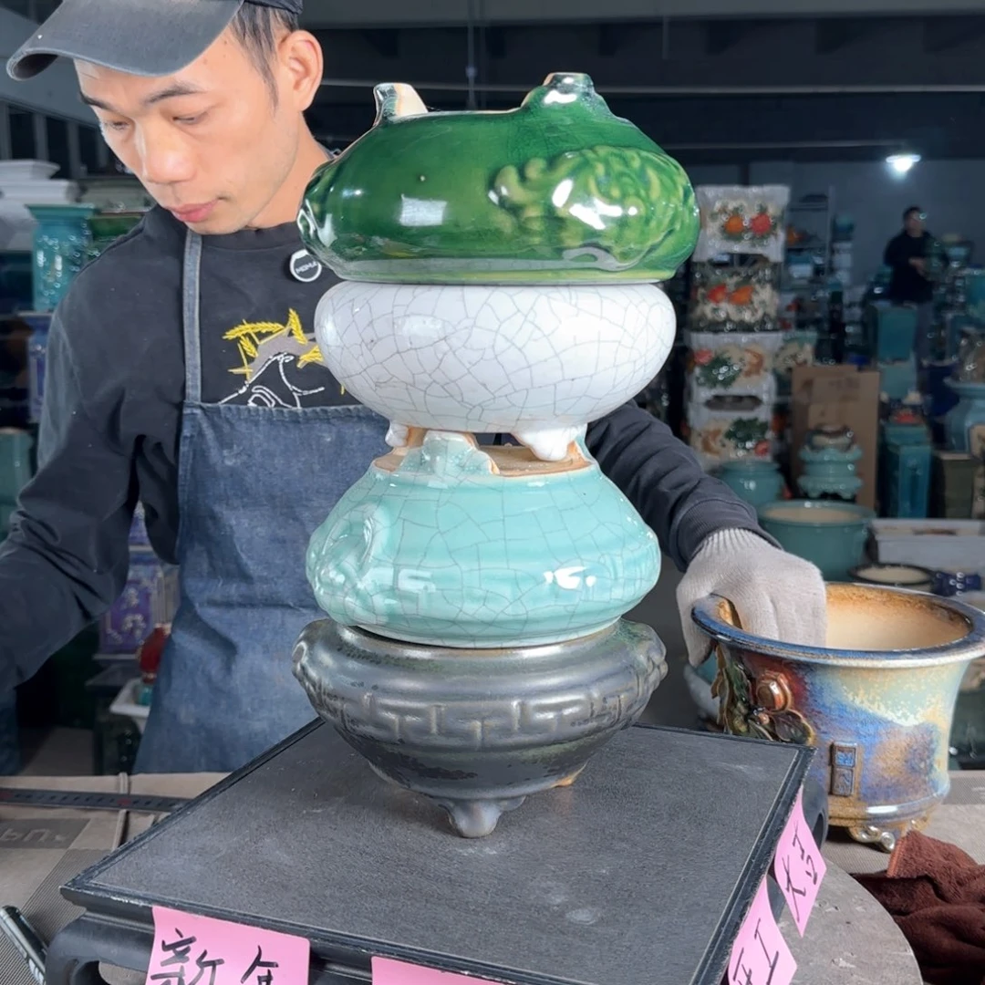 一风堂石湾花盆。微瑕930