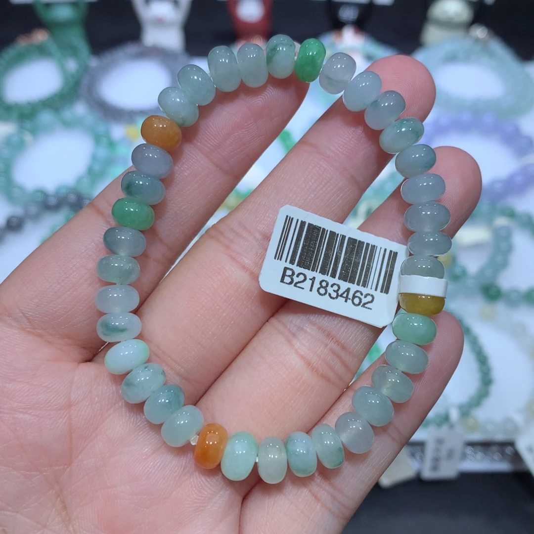 翡翠未镶嵌手串天然