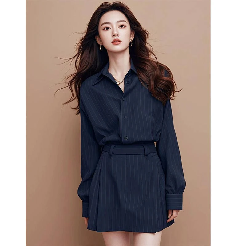 2025年春秋季新款韩版小个子洋气时尚套装女休闲高级潮流感两件套