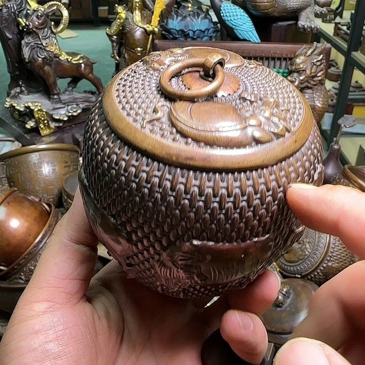 铜器办公室茶室摆件