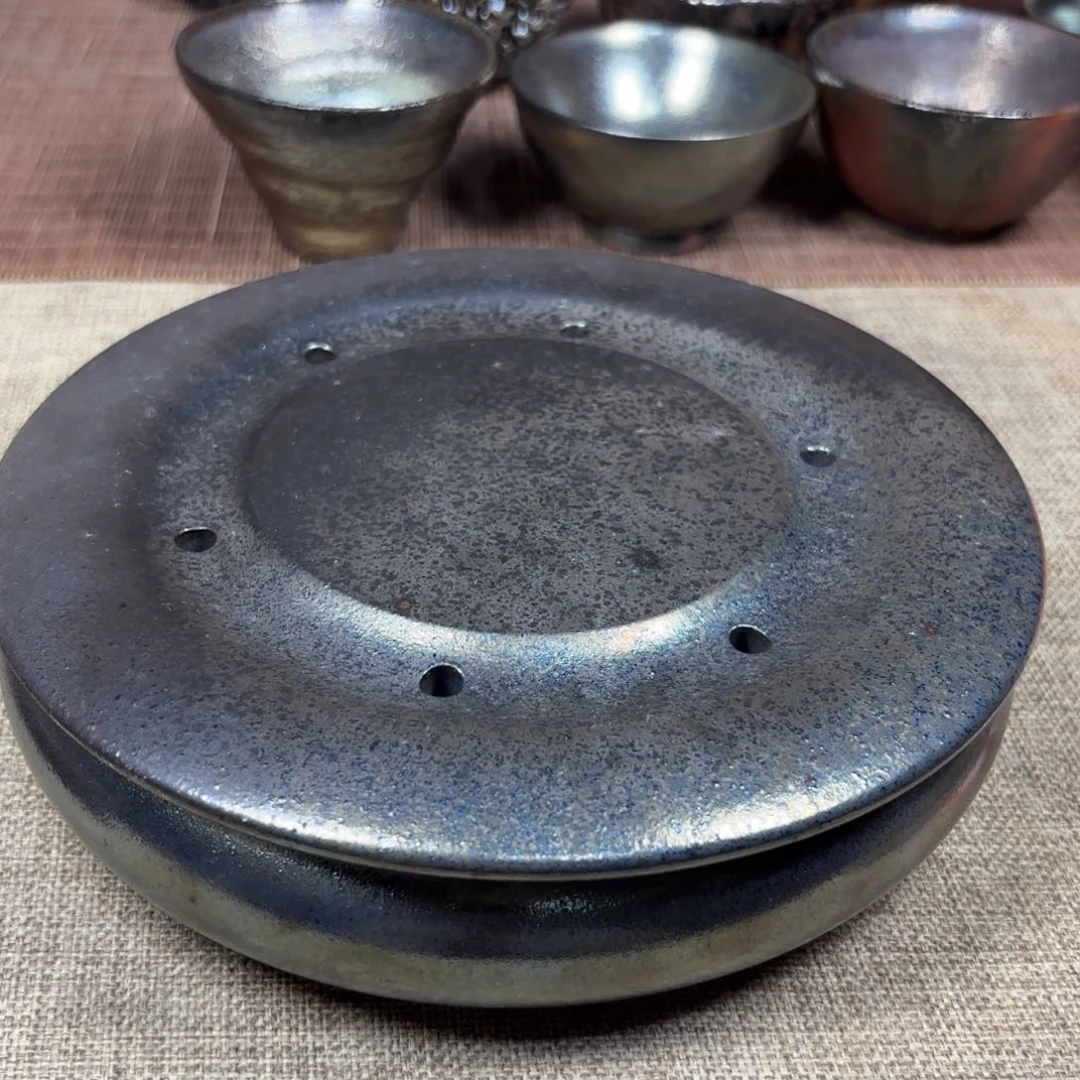 鼠*建水紫陶三木柴烧