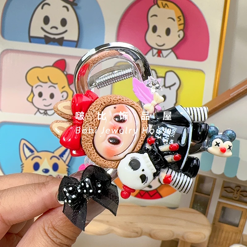【闪闪布布8公分抓夹】可爱网红卡通发饰大抓夹