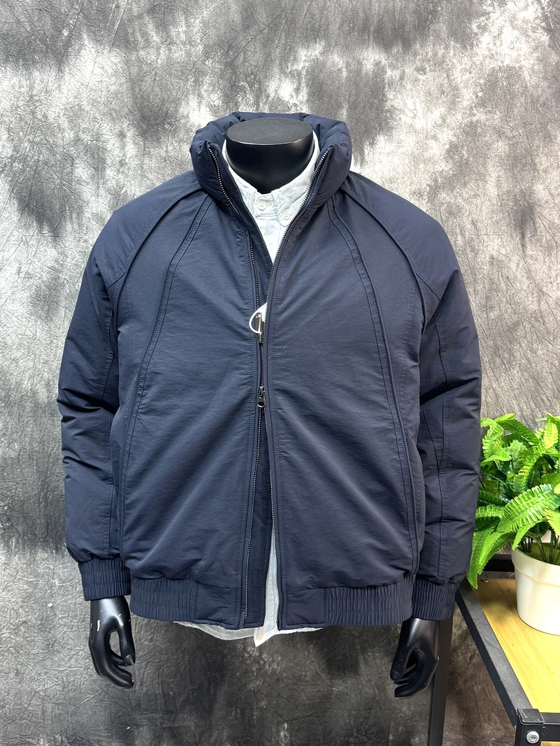 冬季新款潮流宽松立领加厚保暖上衣休闲冬装鸭绒外套羽绒服男士