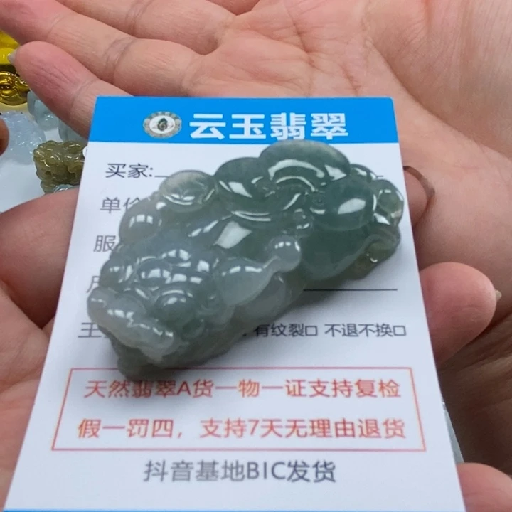 颈饰未镶嵌翡翠多人貔貅