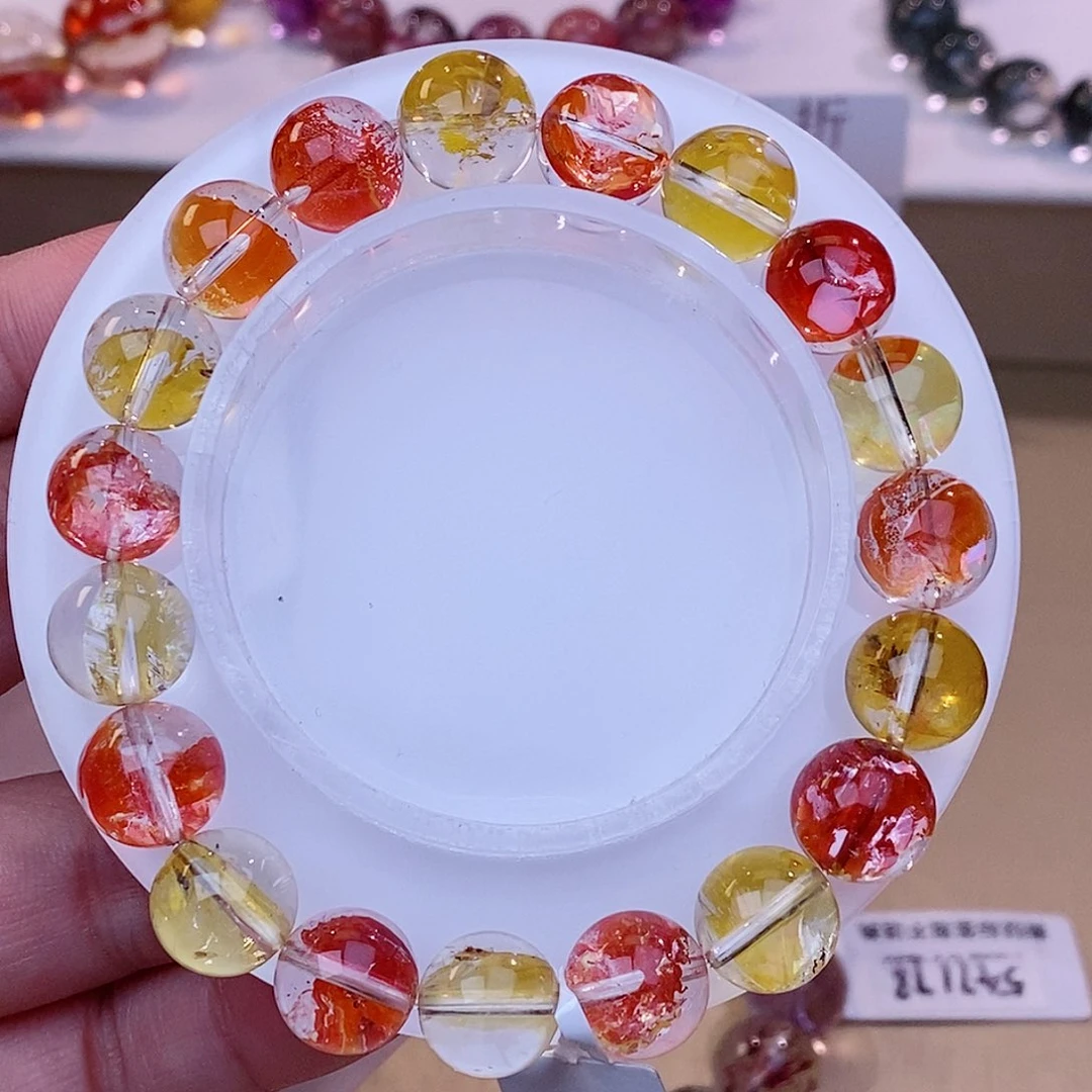 未镶嵌手串水晶錦鯉膠花10+m