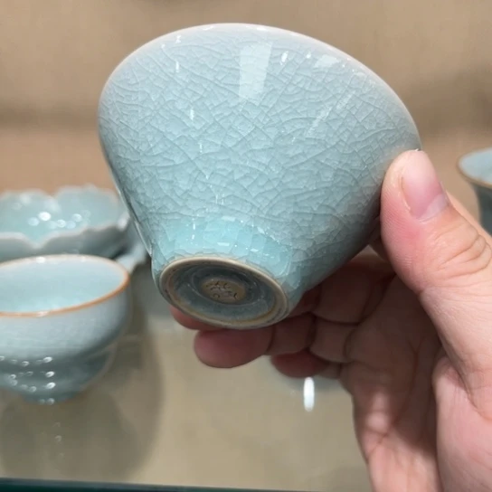 瓷片陶瓷茶具汝瓷茶具