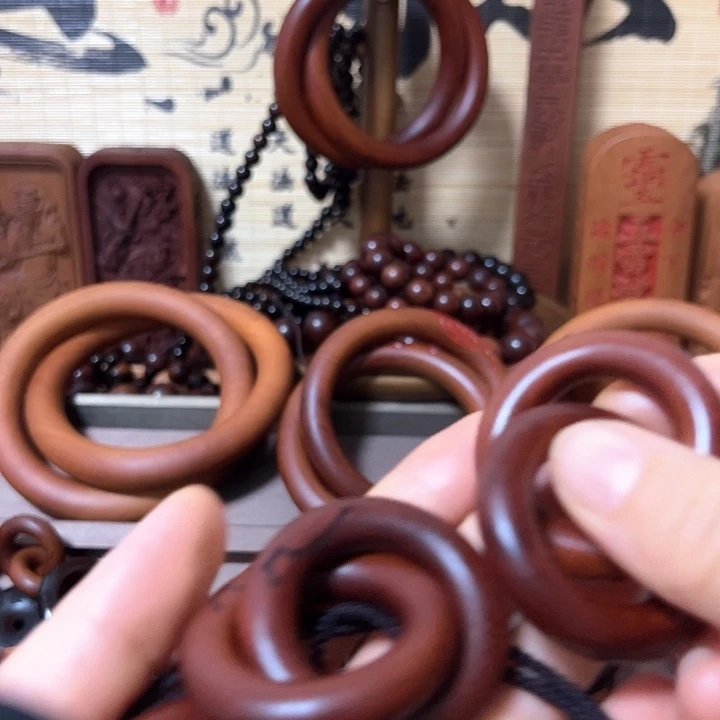 25内径枣木老料乾坤圈