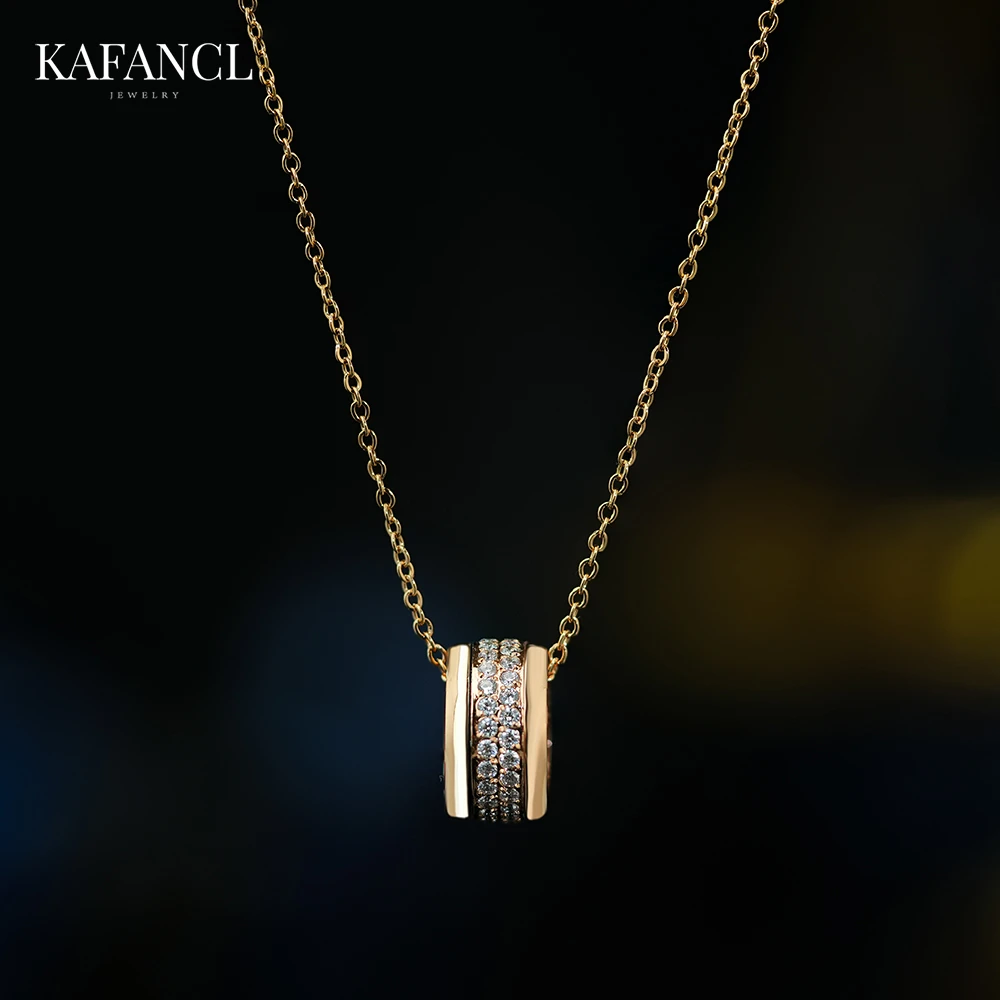 红楼 链子925银  镀K金 时来镶嵌项链 ZF-B280