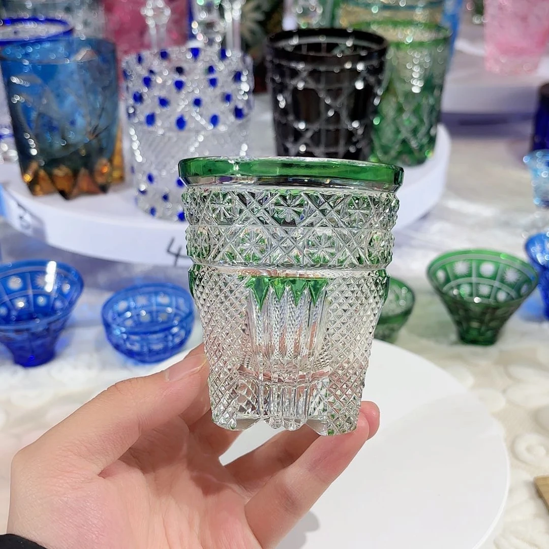 水晶杯水晶花瓶果盘通宝工艺品