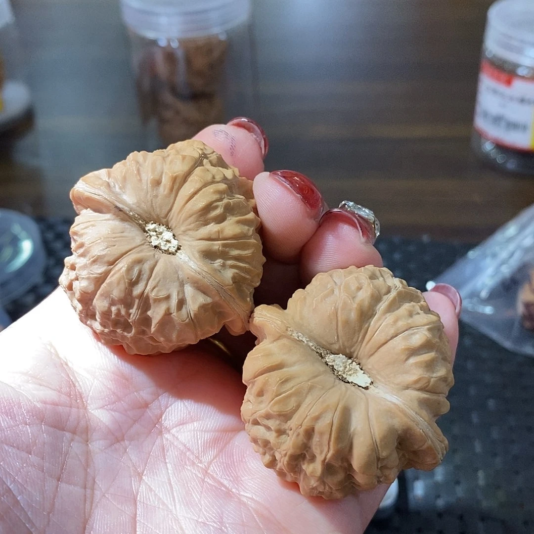 文玩核桃吊坠凹底南瓜43全