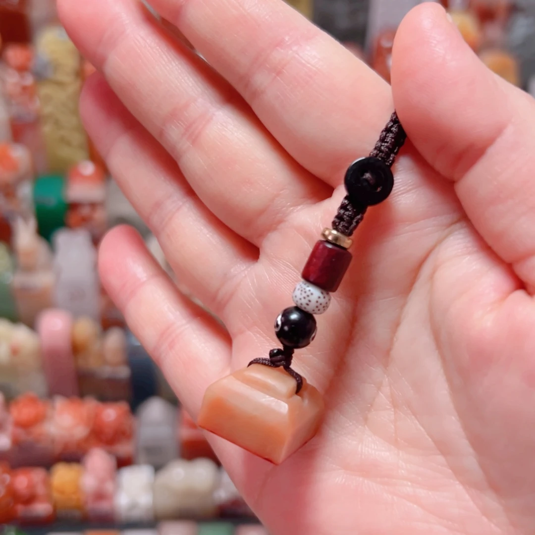 大糖手工篆刻器皿包手工刻字1.7厘米