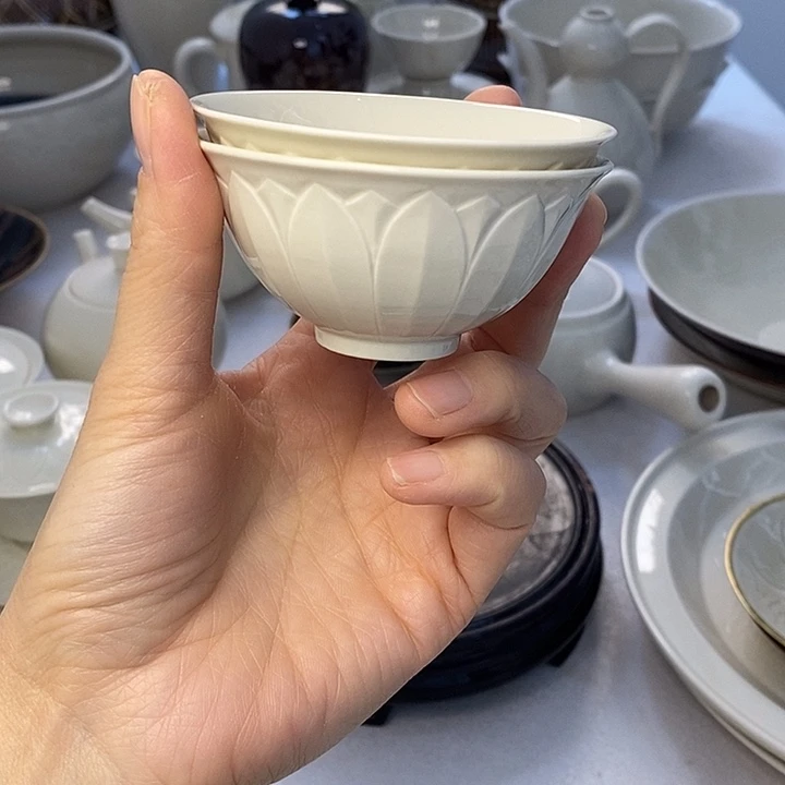 定瓷小茶盏高温60号毫升